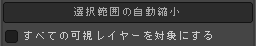 選択範囲の自動縮小設定