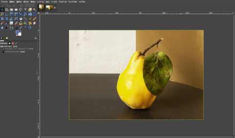 GIMP画像の読込み：西洋梨