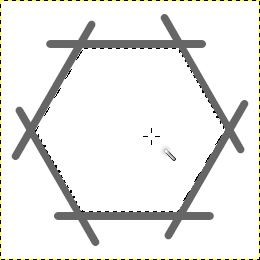 ファジー選択を使って多角形を選択する